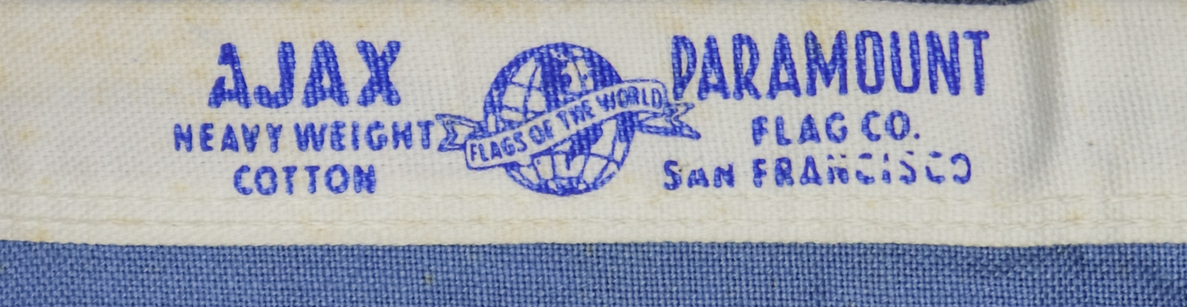 United Nations 6' x 4' Flag, Circa 1946 -- An Early Flag of the Nascent Organization, Slightly Different Than Its Current Design